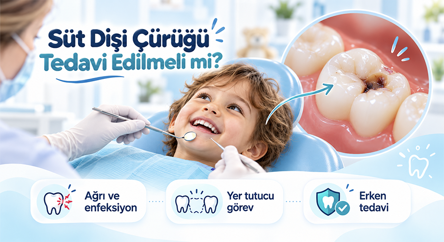 Süt Dişi Çürüğü Tedavi Edilmeli mi?